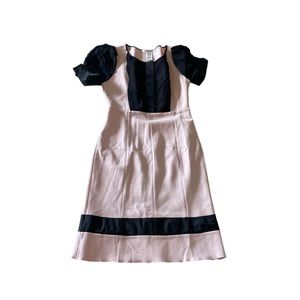 DIANE VON FURSTENBERG Pink Dress with Black!!!